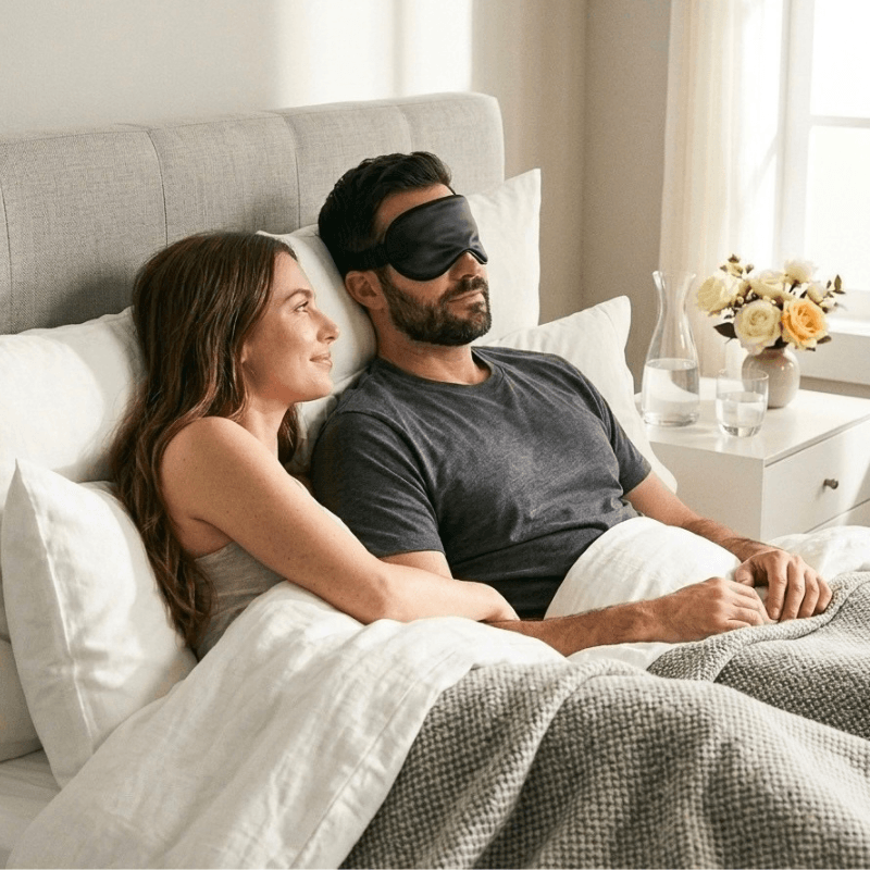 InfraRestore™ Pure Mulberry Silk Eye Mask (19 Momme)